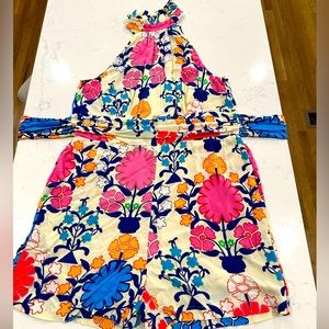 Anthropologie Floral Romper